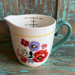 The Pioneer Woman Flea Market Floral Ceramic Measuring Cup 32 Oz/4 Cups
